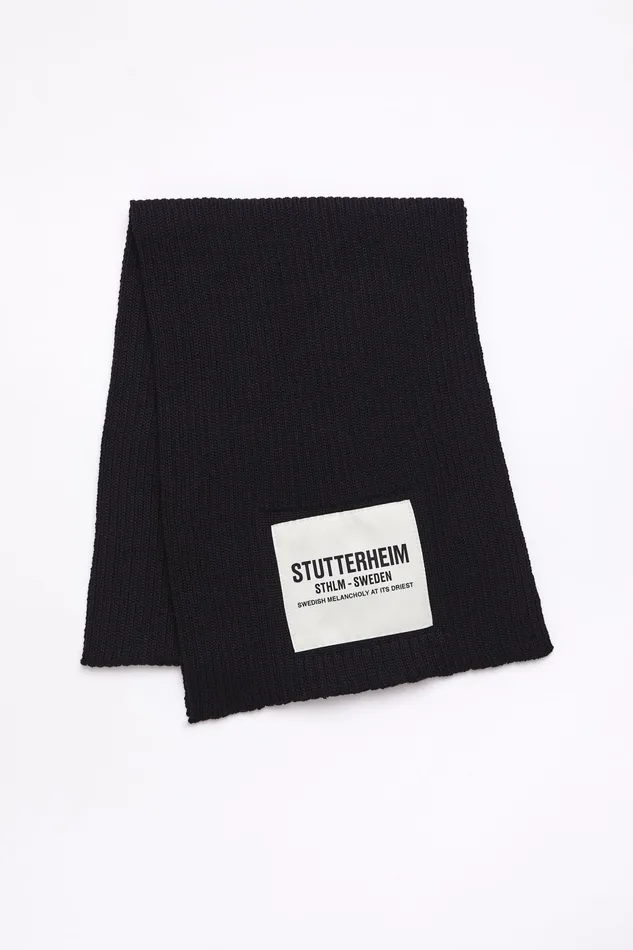 Scarves Women Stutterheim Wrap Scarf Black
