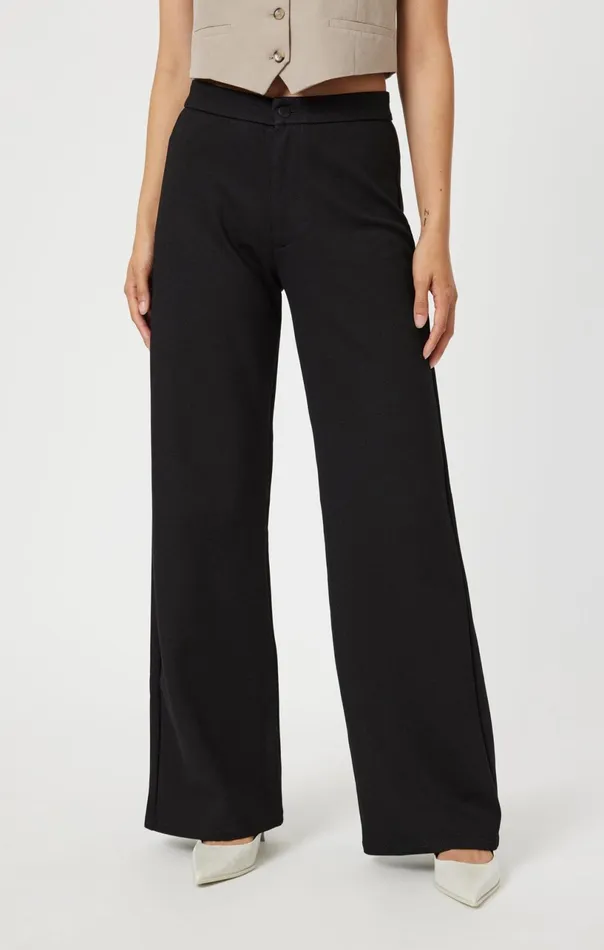 Sherry Wide Leg In Black Move Stretch Women Mavi Jeans Pants Sherry Wide Leg In Black Move Stretch Women Mavi Jeans Pants