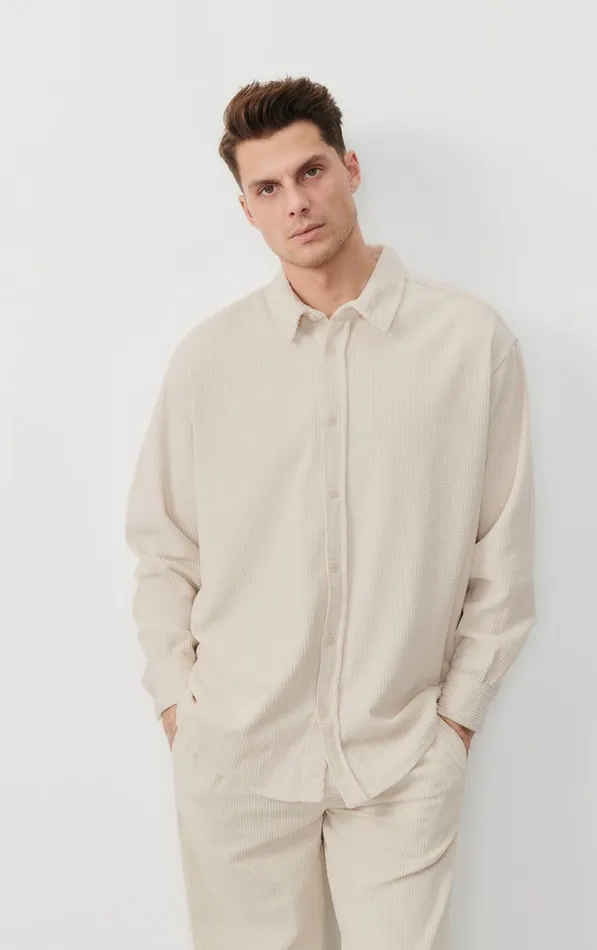 Shirt Padow Ecru Vintage Men American Vintage Shirts