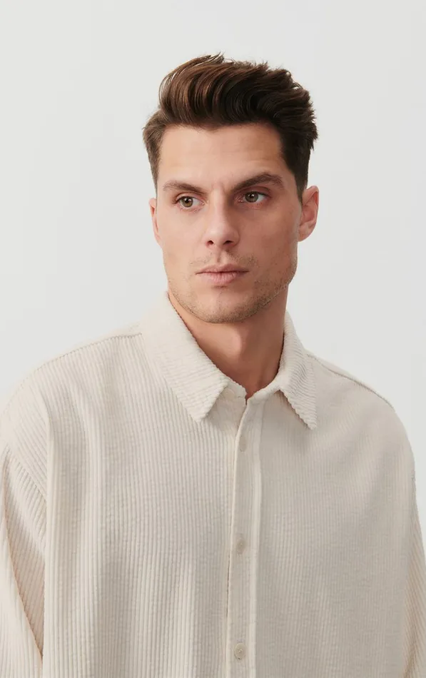 Shirt Padow Ecru Vintage Men American Vintage Shirts Shirt Padow Ecru Vintage Men American Vintage Shirts