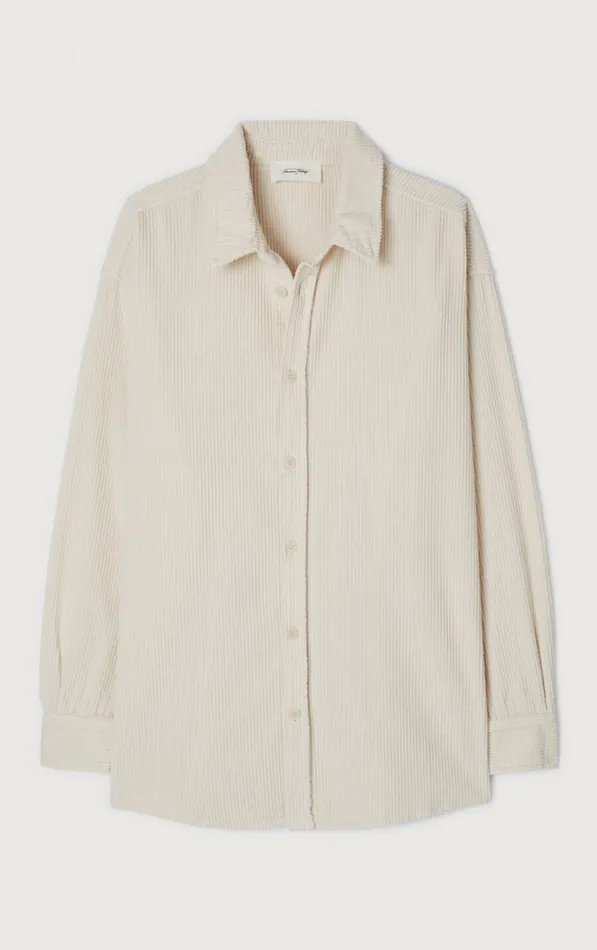 Shirt Padow Ecru Vintage Men American Vintage Shirts Shirt Padow Ecru Vintage Men American Vintage Shirts