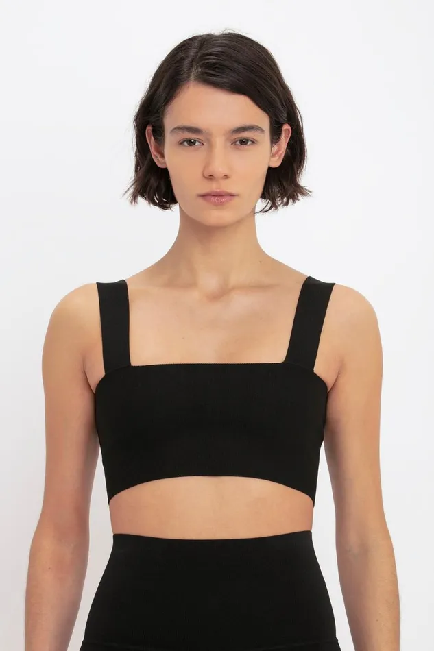 Shirts and Tops Women Victoria Beckham VB Body Strap Bandeau Top In Black