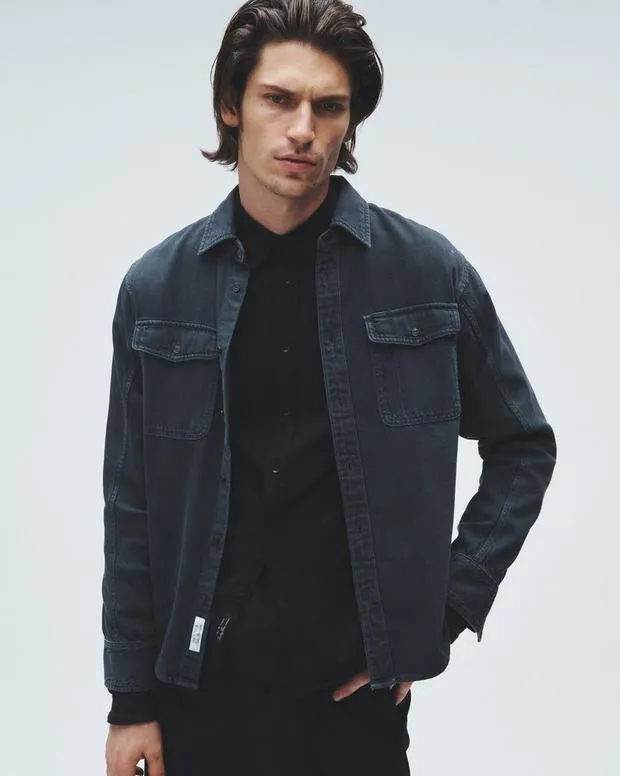 Shirts Men Rag and Bone Featherweight Denim Shirt Minna