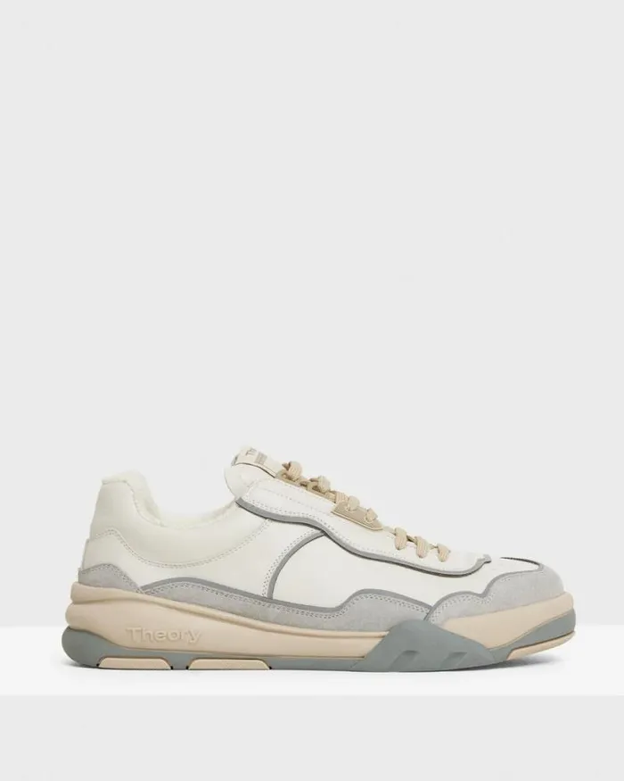 Shoes Men Theory Leather Sneaker Plaster Shoes Men Theory Leather Sneaker Plaster