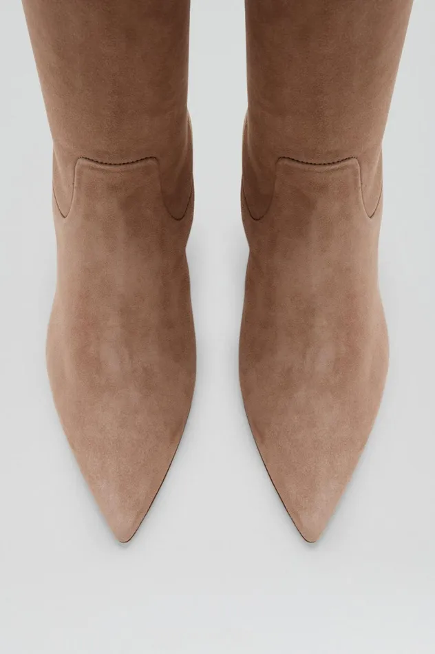 Shoes Women Scanlan Theodore STRETCH BELOW THE KNEE BOOT 85 Camelsuede Shoes Women Scanlan Theodore STRETCH BELOW THE KNEE BOOT 85 Camelsuede