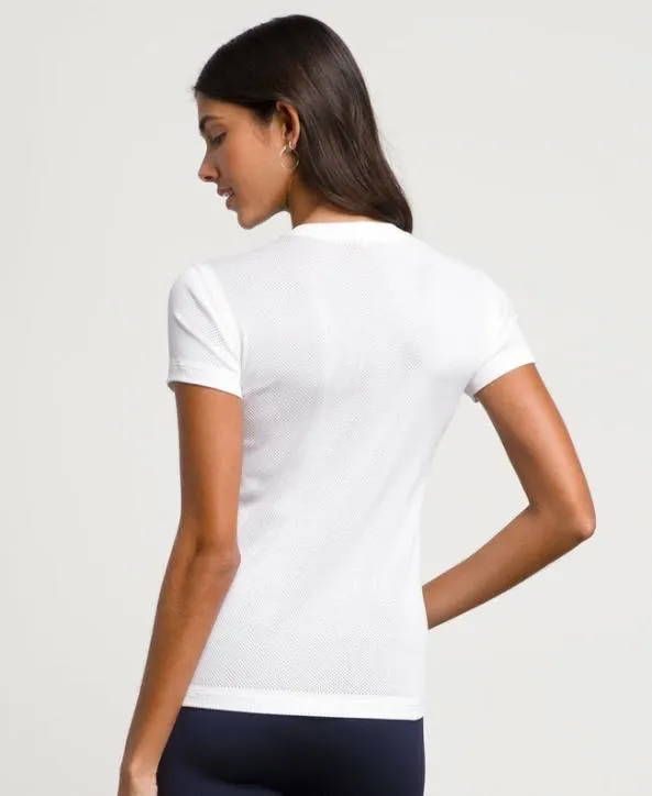 Short Sleeve Shirts Women Wilson Pro Seamless Tee Bright White Short Sleeve Shirts Women Wilson Pro Seamless Tee Bright White