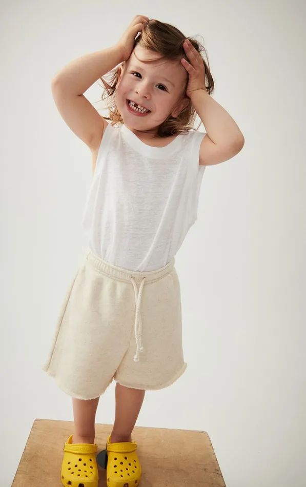 Shorts Itonay Melange Ecru Kids American Vintage Trousers and Shorts