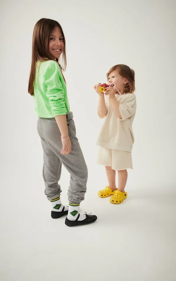 Shorts Itonay Melange Ecru Kids American Vintage Trousers and Shorts Shorts Itonay Melange Ecru Kids American Vintage Trousers and Shorts