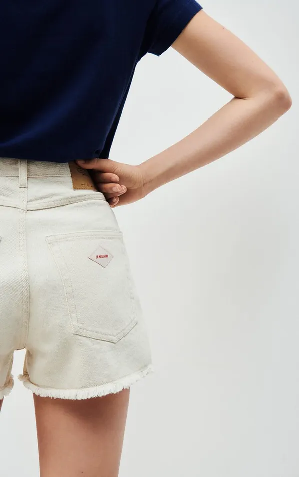 Shorts Tineborow Ecru Women American Vintage Shorts Shorts Tineborow Ecru Women American Vintage Shorts