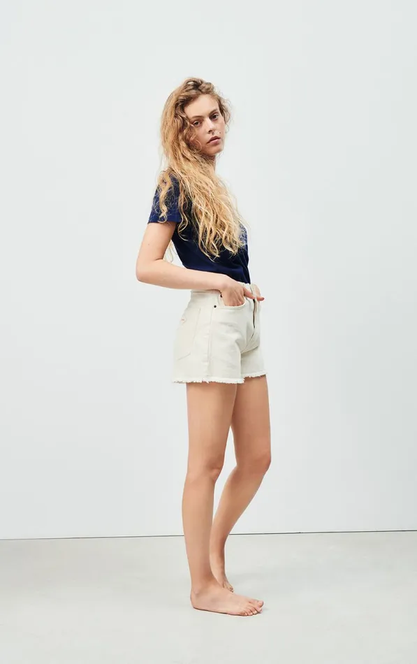 Shorts Tineborow Ecru Women American Vintage Shorts Shorts Tineborow Ecru Women American Vintage Shorts