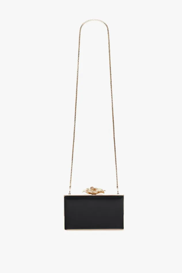 Shoulder Bags Women Victoria Beckham Frame Flower Minaudiere In Black