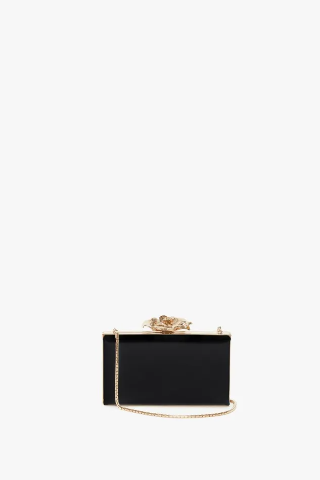 Shoulder Bags Women Victoria Beckham Frame Flower Minaudiere In Black