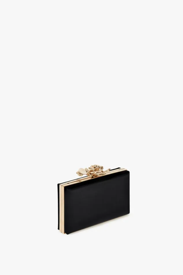 Shoulder Bags Women Victoria Beckham Frame Flower Minaudiere In Black
