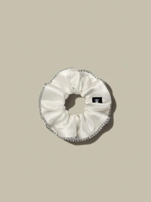 Silk Scrunchies With Rhinestones Set Women Lilysilk Silk Scrunchies