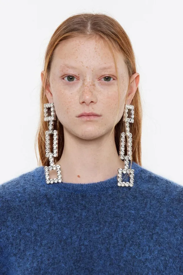 Silver Crystals Earrings Silver Women Bimba Y Lola Jewelry Silver Crystals Earrings Silver Women Bimba Y Lola Jewelry