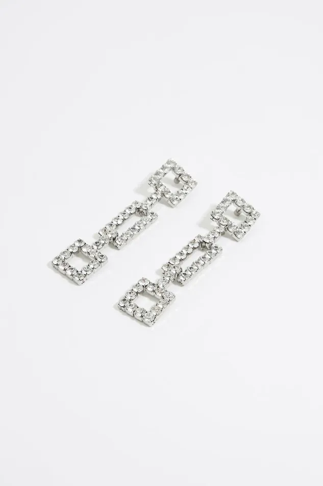 Silver Crystals Earrings Silver Women Bimba Y Lola Jewelry Silver Crystals Earrings Silver Women Bimba Y Lola Jewelry