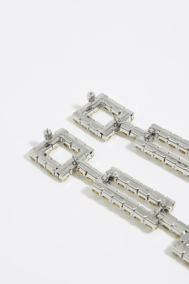 Silver Crystals Earrings Silver Women Bimba Y Lola Jewelry Silver Crystals Earrings Silver Women Bimba Y Lola Jewelry