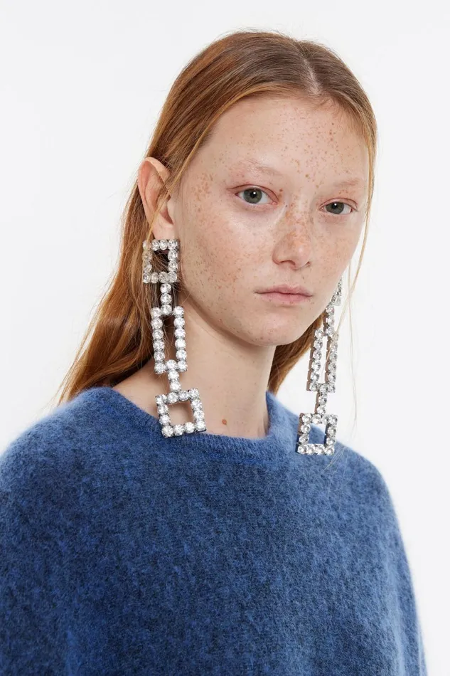Silver Crystals Earrings Silver Women Bimba Y Lola Jewelry Silver Crystals Earrings Silver Women Bimba Y Lola Jewelry