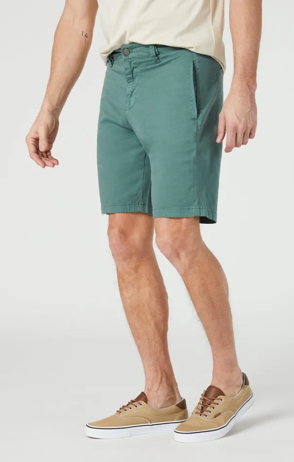 Simon Shorts In Silver Pine Twill Men Mavi Jeans Shorts Simon Shorts In Silver Pine Twill Men Mavi Jeans Shorts