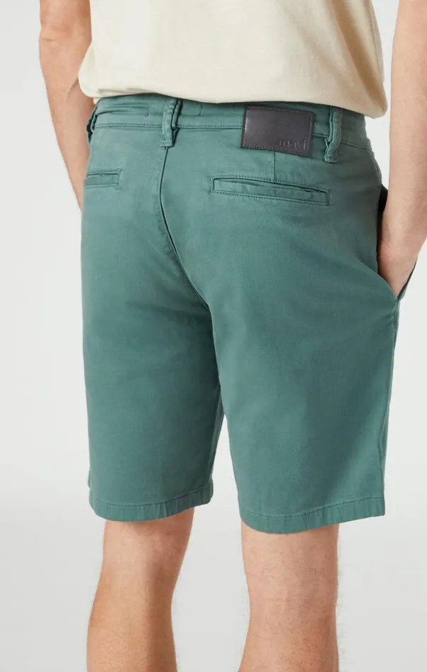 Simon Shorts In Silver Pine Twill Men Mavi Jeans Shorts Simon Shorts In Silver Pine Twill Men Mavi Jeans Shorts