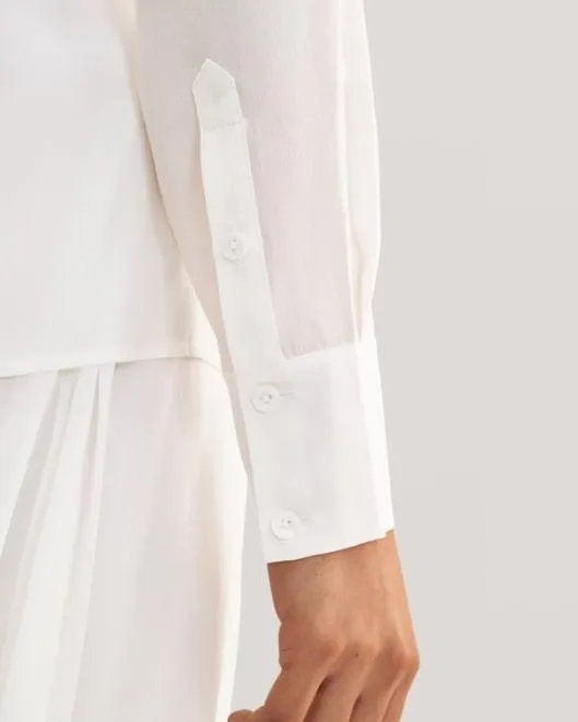 Simplicity Wrinkle Free Basic Silk Shirt Women Women Lilysilk Essentials