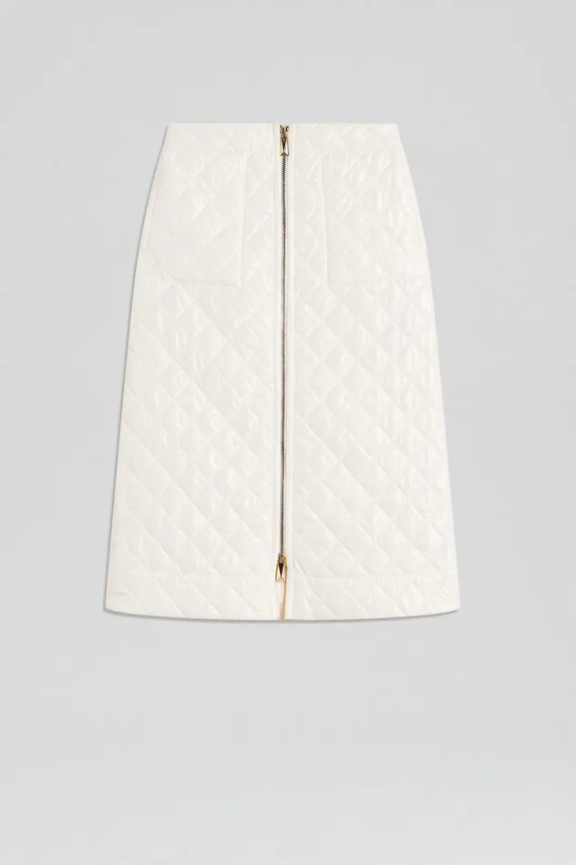 Skirts Women Scanlan Theodore QUILTED SKIRT White