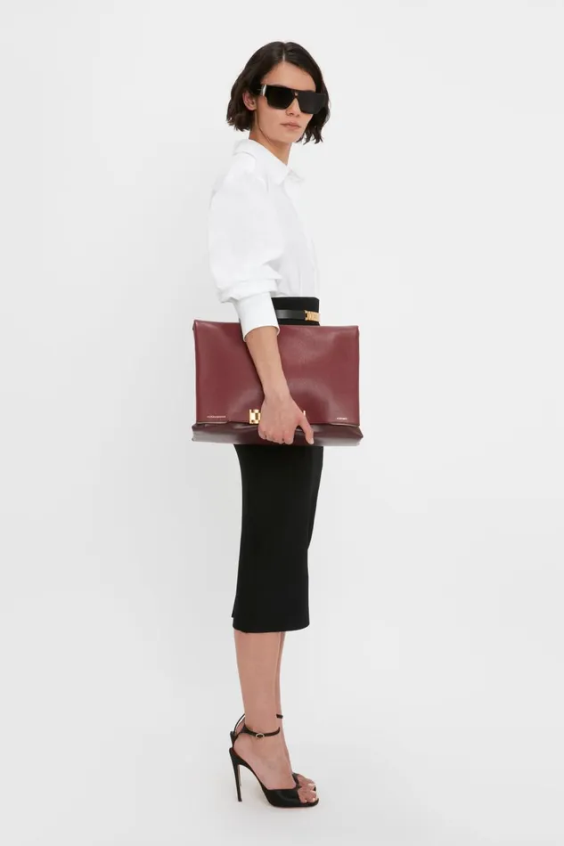 Skirts Women Victoria Beckham VB Body Fitted Midi Skirt In Black