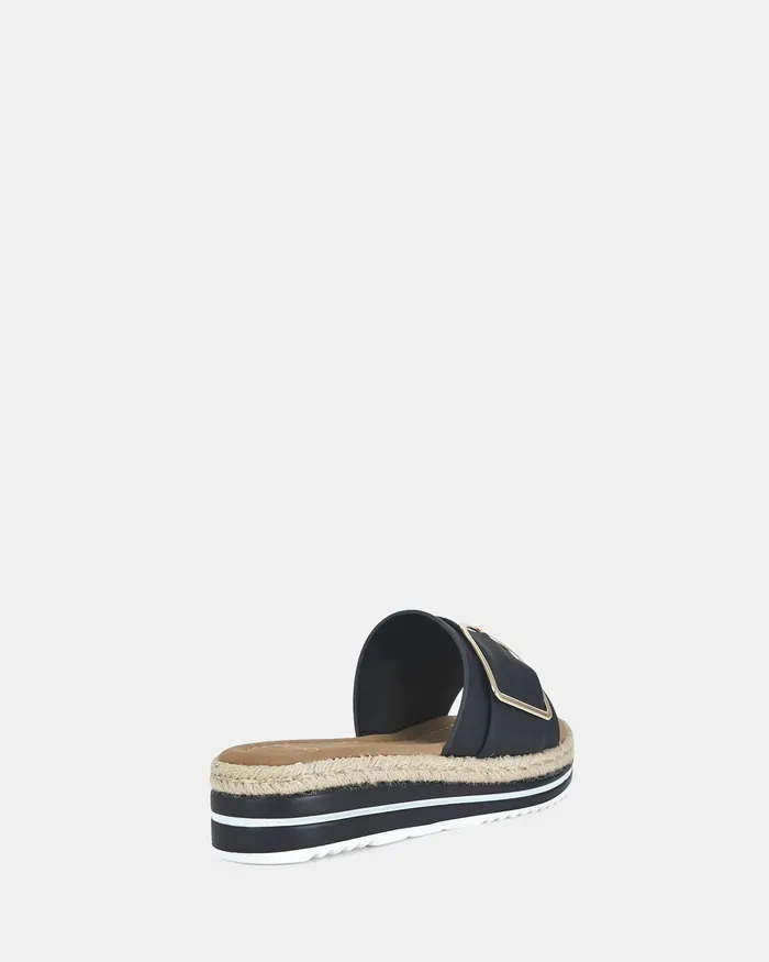 Slides NOVO Shoes Women BRAVE BLACK