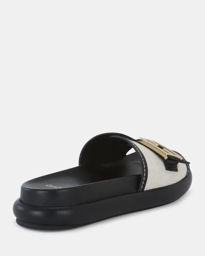 Slides NOVO Shoes Women SANNA LINEN Sandals