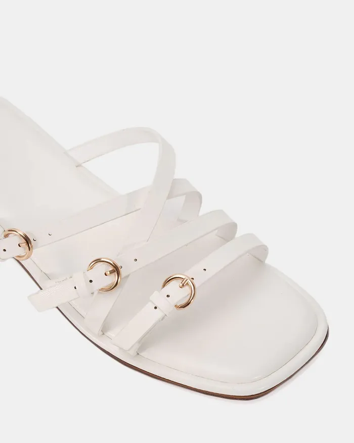 Slides RIDLEY WHITE Sandals 8211 NOVO Shoes Women