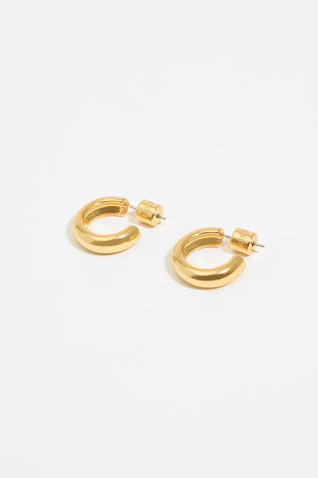 Small Hoop Earrings Gold Gold Women Bimba Y Lola Jewelry Small Hoop Earrings Gold Gold Women Bimba Y Lola Jewelry