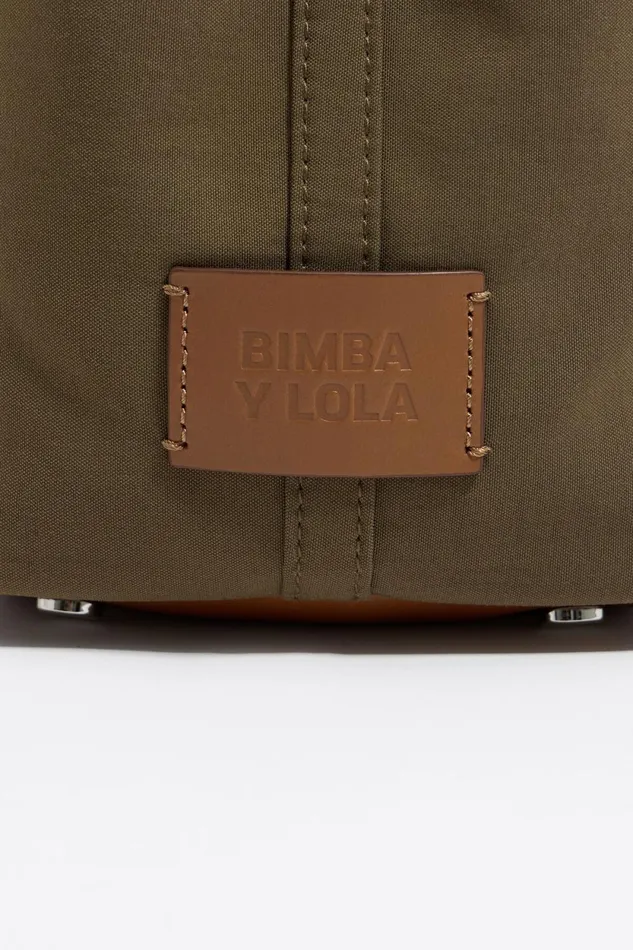 Small Olive Gabardine Chihuahua Bag Olive Women Bimba Y Lola Shoulder Bags
