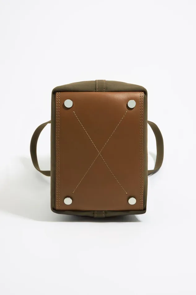 Small Olive Gabardine Chihuahua Bag Olive Women Bimba Y Lola Shoulder Bags