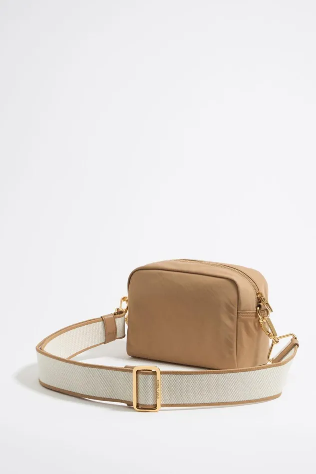 Small Tan Nylon Crossbody Bag Tan Women Bimba Y Lola Crossbody Bags Small Tan Nylon Crossbody Bag Tan Women Bimba Y Lola Crossbody Bags