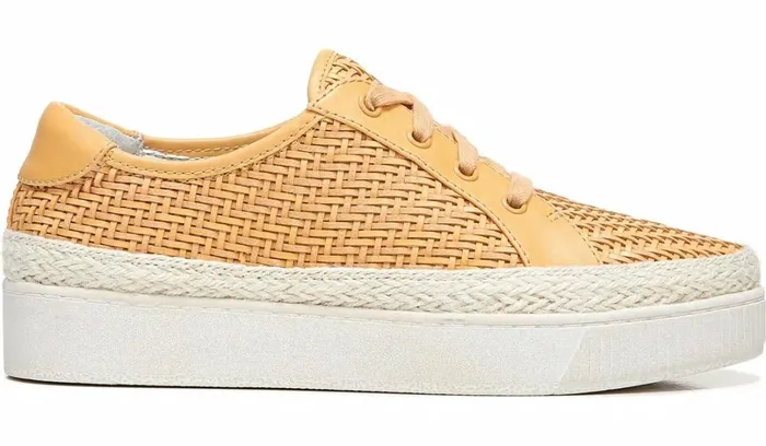 Sneakers Women Franco Sarto Franco Hyria Platform Sneaker Cantaloupe Woven Leather