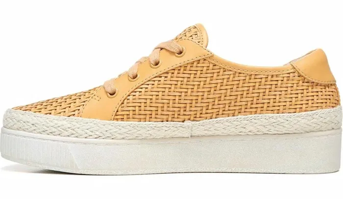 Sneakers Women Franco Sarto Franco Hyria Platform Sneaker Cantaloupe Woven Leather