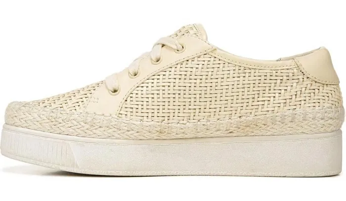 Sneakers Women Franco Sarto Franco Hyria Platform Sneaker Milk Woven Leather