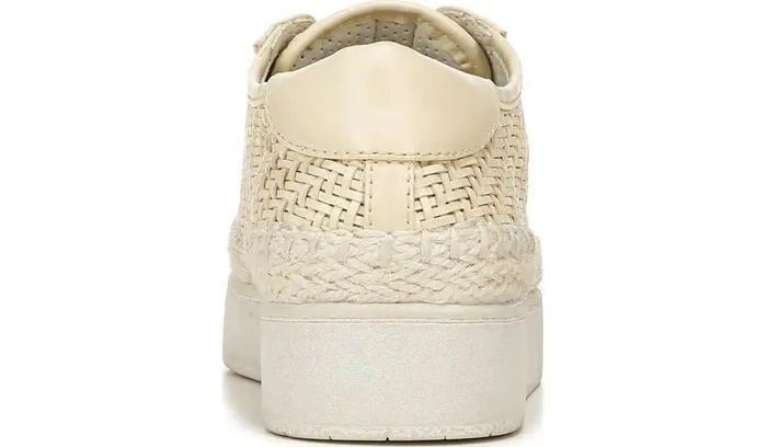 Sneakers Women Franco Sarto Franco Hyria Platform Sneaker Milk Woven Leather