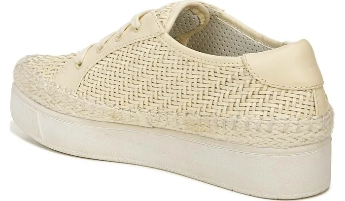 Sneakers Women Franco Sarto Franco Hyria Platform Sneaker Milk Woven Leather