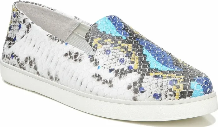 Sneakers Women Franco Sarto Franco Iconic 2 Slip On Blue Multi Leather