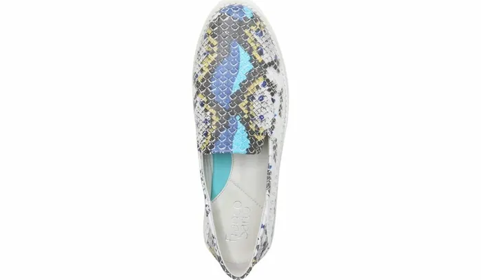 Sneakers Women Franco Sarto Franco Iconic 2 Slip On Blue Multi Leather