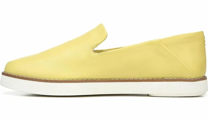 Sneakers Women Franco Sarto Franco Iconic Slip On Light Yellow Leather