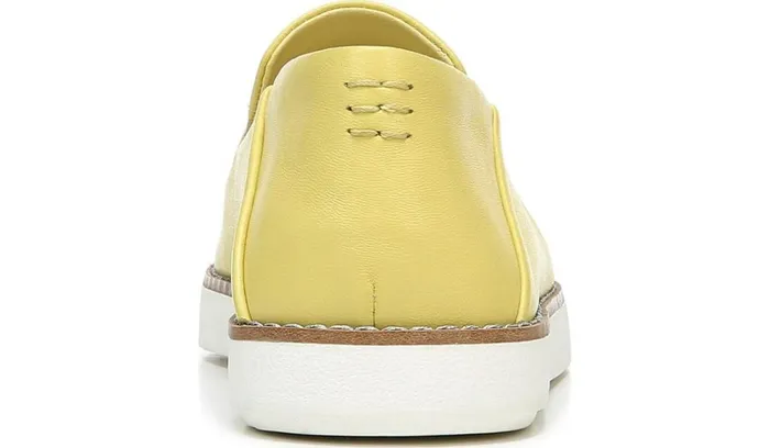 Sneakers Women Franco Sarto Franco Iconic Slip On Light Yellow Leather