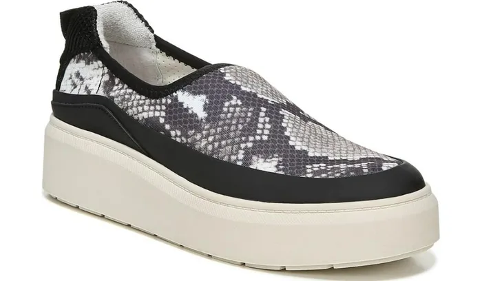 Sneakers Women Franco Sarto Franco Lin Platform Slip On Sneaker Roccia Fabric