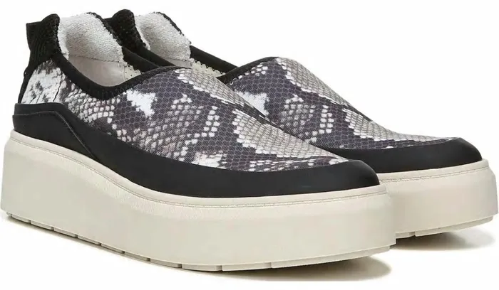 Sneakers Women Franco Sarto Franco Lin Platform Slip On Sneaker Roccia Fabric