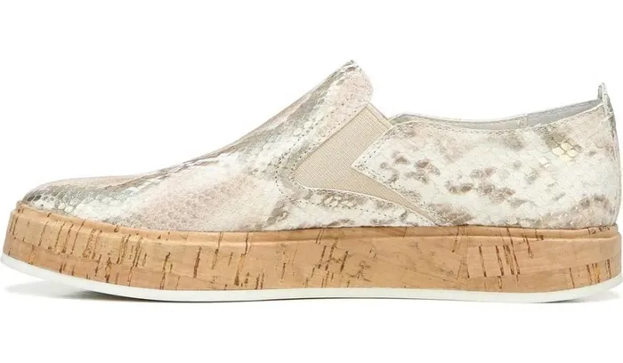 Sneakers Women Franco Sarto Sarto Daine Slip On Sneaker Dusty Rose Snake Leather
