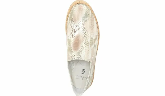 Sneakers Women Franco Sarto Sarto Daine Slip On Sneaker Dusty Rose Snake Leather