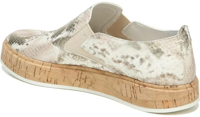 Sneakers Women Franco Sarto Sarto Daine Slip On Sneaker Dusty Rose Snake Leather