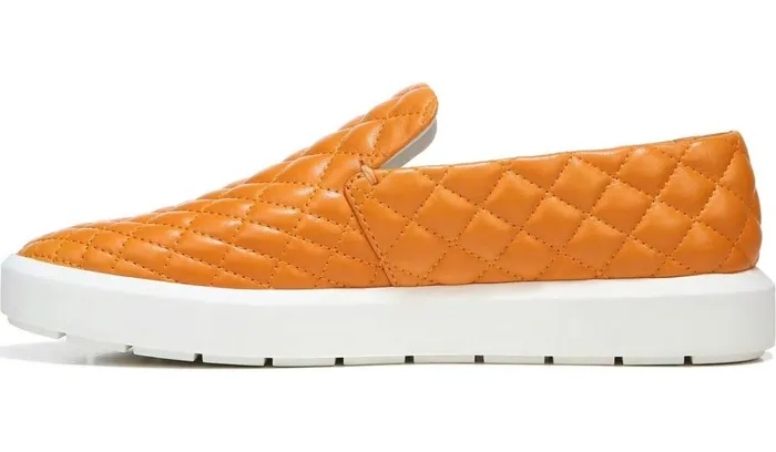 Sneakers Women Franco Sarto Sarto Prato 3 Slip On Platform Sneaker Orange Leather