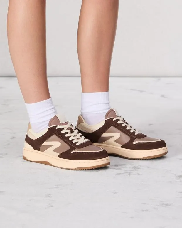 Sneakers Women Rag and Bone Retro Tennis Sneaker Mushroom